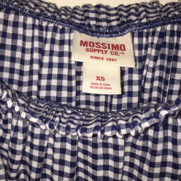 🌟 BOGO Mossimo gingham off the shoulder - Picture 2 of 2